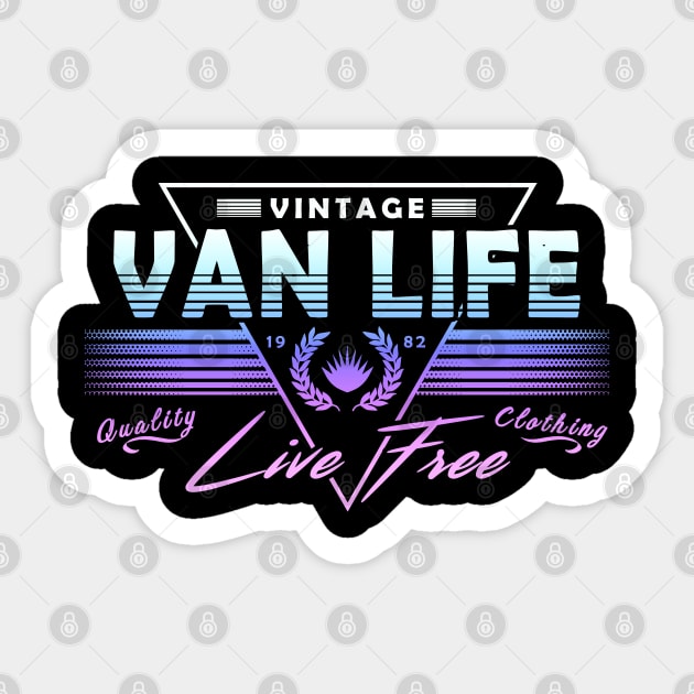 Van Life Sticker by Tshirt Samurai
